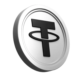 Bagan koin Tether USDT yang ditampilkan pada bagian informasi platform